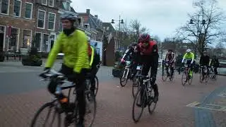 Decathlon Winterfiets Elfstedentocht op 4-2-2018
