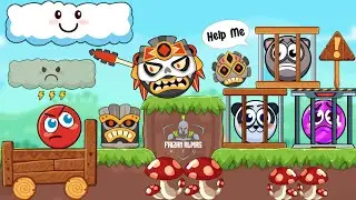 Red Bounce Ball Heroes - Super Ball Adventure (Part 2) | Android Gameplay WFG