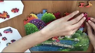 Wooden Jigsaw Puzzle laser cut