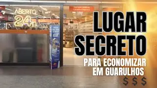 LUGAR SECRETO PARA ECONOMIZAR COM COMIDA NO AEROPORTO DE GUARULHOS 🍔💸 (Ninguém te conta isso!) 