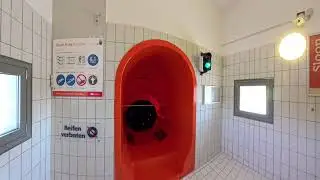 ⚫ Nettebad Osnabr&uuml;ck: BLACK HOLE RUTSCHE! Totale Finsternis! 😱🖤