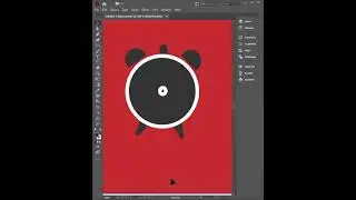 Simple Alarm design tutorial in Adobe illustrator