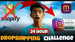 24 Hours Dropshipping Challenge 🔥 No Shopify | Real Results ||