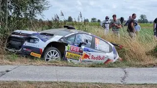 WRC Rally Yper 2022 - Crash/Sortie Jos Verstappen