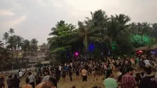 Sunrise psy trance party ozran beach Goa 2020
