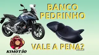 Honda NC 750X: o Banco Conforto do Pedrinho. #BancoPedrinho #nc750x