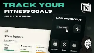Advanced Notion Fitness Tracker + Full Tutorial