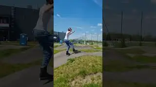 Rollerblading on the PUMPTRACK 🛼👀