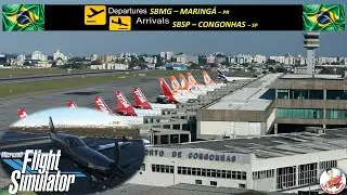 MSFS 2020 | EXECUTIVO | TBM9 | IFR | SBMG | SBSP |IVAO|