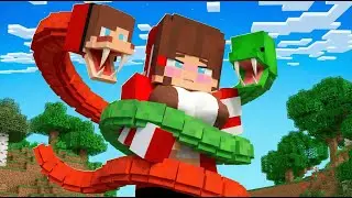 JJ and Mikey Snakes TRAP JJ's Girl in VILLAGE !? - Maizen Minecraft