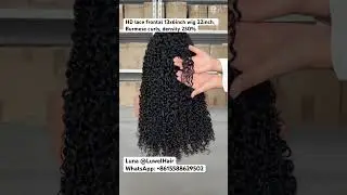 #lacewigs #lacefrontalwig #frontalwig #13x6lacewigs #burmesecurly #curlyhair #curlywig #hairfactory