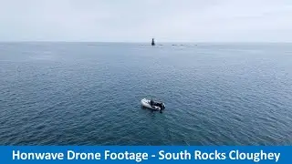 Honwave Drone Footage - South Rock Lighthouse Cloughey