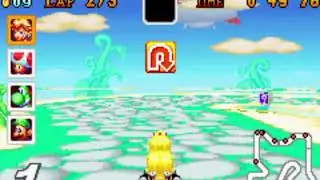 Mario Kart Super Circuit - Princess Peach in Sky Garden (Quick Run)