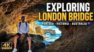 Flying over London Bridge, Portsea, Victoria, Australia | Drone photography - 100