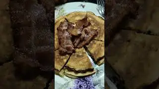 Завтрак Шона: блинчики с беконом #тренды #еда #шорты