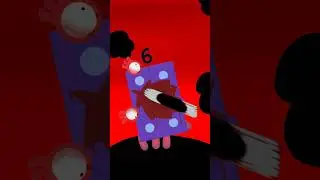 What if Numberblock 6 turns into pinki (retake) #sprunki #numberblocks #fypシ゚