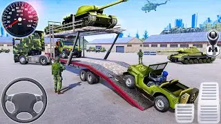 Army Car Truck Transport Game - Army Cargo Vehicle Transport Truck - Android GamePlay