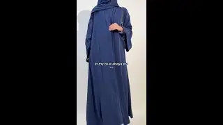Love this midnight blue  #fashion #abaya #ootd #hijab #dress #modestfashion #eid #eidaladha