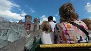 Vienna Prater Austria - Hochschaubahn - Last Row POV - 2025