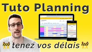 Comment cr&eacute;er et mettre &agrave; jour ses plannings de chantier ? Application R&eacute;a