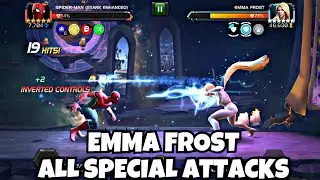 Emma Frost All Special Attacks and Abilities | Mcoc