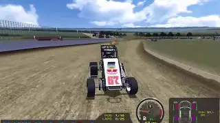 rFactor POWRi Midgets AI Fail @ Meeanee 26/08/18