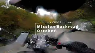 Honda CB919 Hornet - Mission Backroads in October Rain