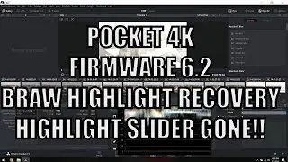 Blackmagic Pocket Cinema Camera 4k Firmware 6.2