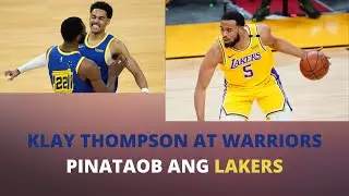 KLAY THOMPSON AT WARRIORS, SINUNOG ANG LAKERS SA PAG-SCORE 