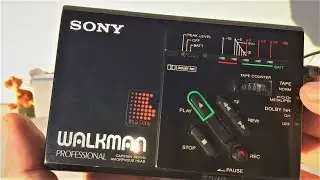 Sony Walkman WM-D3 Professional Cassette Player Recorder | Big gear damaged bad how it sounds to him