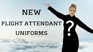 My First Trip in My NEW Uniform! Flight Attendant Life
