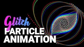 Glitch Particles Animation with HTML5 Canvas | JavaScript Canvas Tutorial | Javascript Canvas