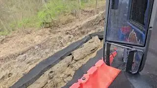 FRAC SAND HAULING TRI-STATE  PA, WV, OH [ROAD GAVE UP]