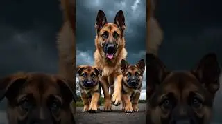 Free live wallpaper #ai #animalphotos #aiwallpaper #alsatian #freewallpaper #livewallpaper #cute