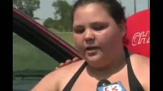 Des Moines family escape car after catching fire and exploding