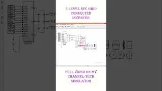 3 level NPC grid connecetd inverter matlab simulation 