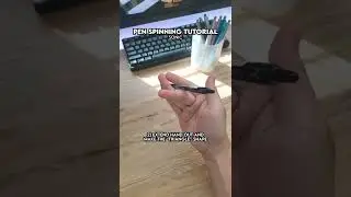 SONIC pen spinning tutorial 🖐️ #shorts