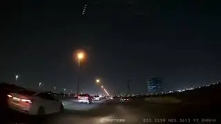 Night Drive on Sheikh Mohammed Bin Zayed Road | UAE Highway Lights & Traffic 4K