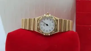 Золотые женские часы Omega Constellation 95 референс 1162.30 !