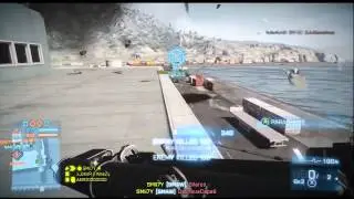 Amazing Ladder Bounce Heli Takedown!