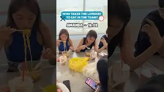Who Takes The Longest To Eat In The Team? #lifeattsl