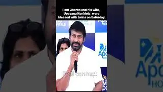 Actor Ram Charan and his wife, Upasana Konidela,have been blessed with twins #ramcharan #chiranjeevi