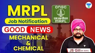 MRPL (ONGC Subsidiary) Recruitment Notification | JS Gill (Ex. BARC) #unacademy #jsgill #gate2023