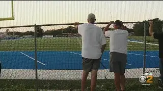 Parents Watch Clairton-Leechburg Game From Fence Line