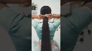 Try this Claw Clip Hack for Your Super Long Hair| Claw Clip Bun for Long Hair #clawclipbun #longhair