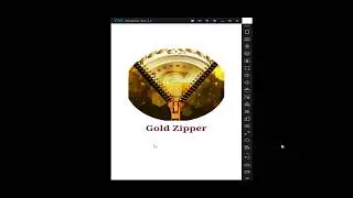 Gold Zipper lock screen test on nox emulator
