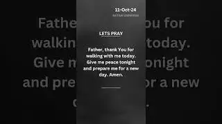11-Oct-2024 Good Night Prayer - Rev Dr Ratan | Ratan Universe #trending #viralshorts #trendingshorts