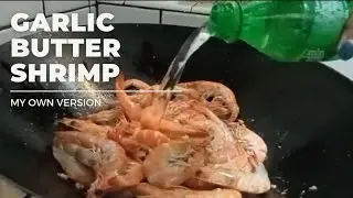How to cook Garlic Butter Shrimp with sprite & egg quail|Pinoy Easy Recipes