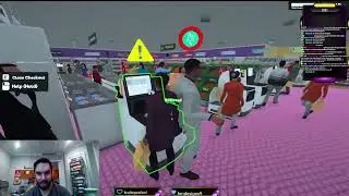 Supermarket Simulator multiplayer with friends and viewers!!!