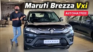 Most Practical SUV under ₹10L ✅️ Maruti Brezza Vxi ₹9.26L 🔥 #suv #marutisuzuki #brezza #nexon #venue